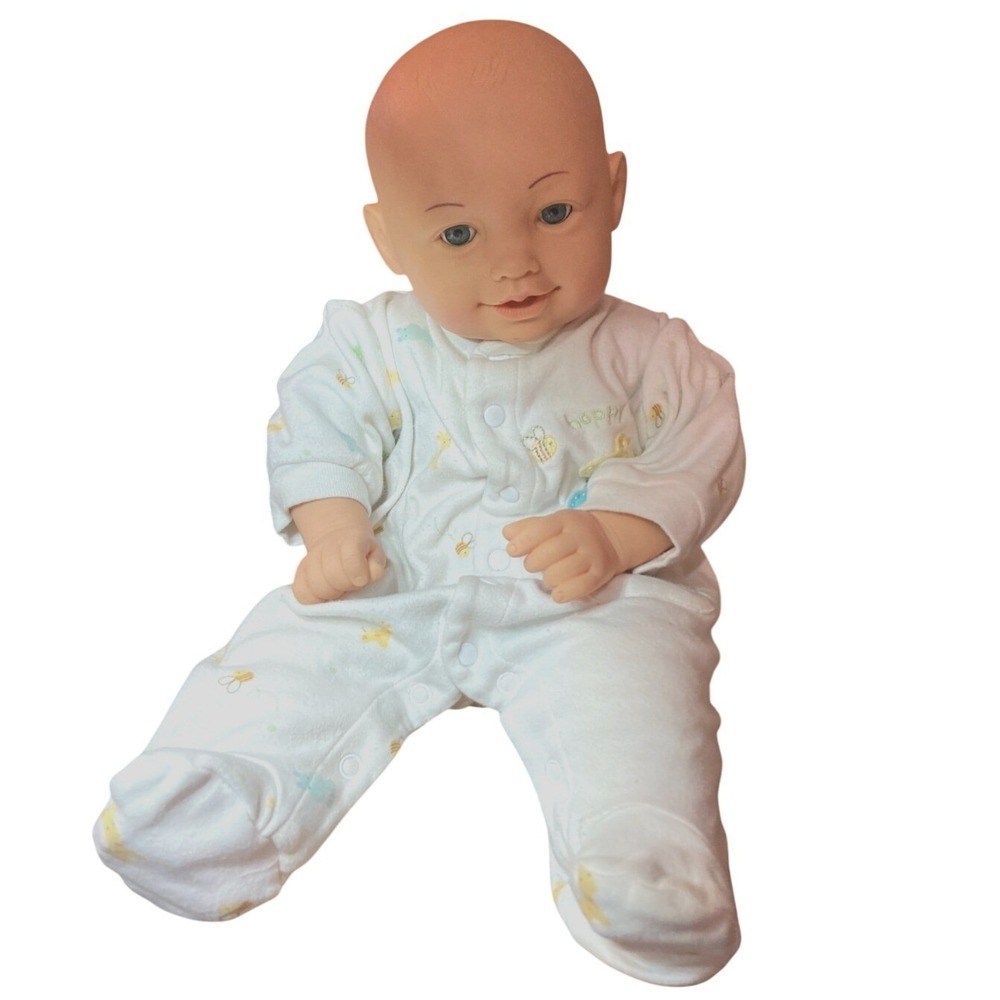 2012 City Toy 19" Baby Doll Soft‎ Body Brown Sleeping Eyes Circo